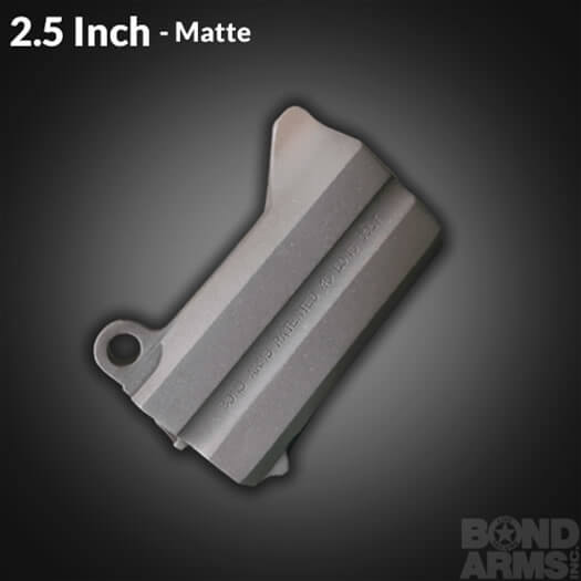 2.5 Inch Accessory Barrel - Backup Matte Finish (Bead Blasted)