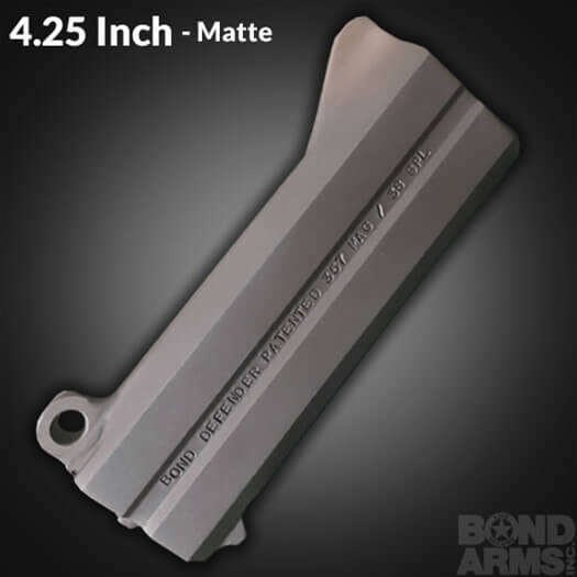 4.25 Inch Accessory Barrel - Backup Matte Finish (Bead Blasted)