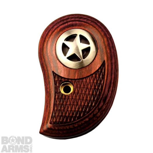 Standard Rosewood Grip Checkered w/ Silver Star